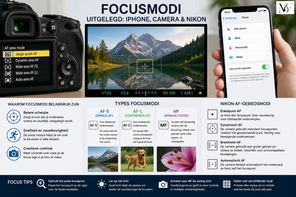 Focusing Modes: Werk Slimmer met Focusstanden